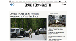 Desktop Screenshot of grandforksgazette.ca